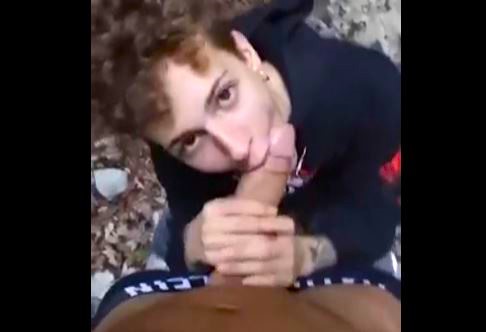 Sucking the straight bud